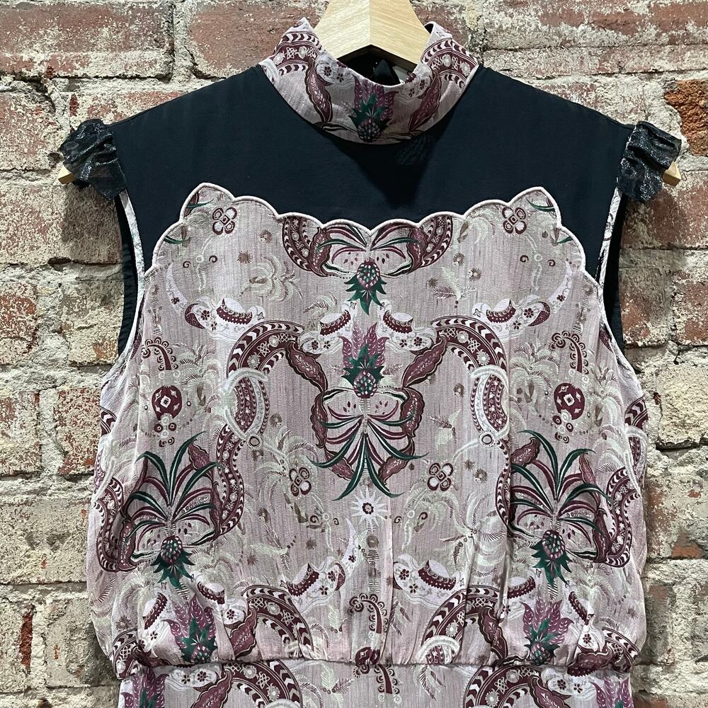 Saloni Isla Scallop Dress - Sleeves Altered - Size 4 - Picture 9 of 9